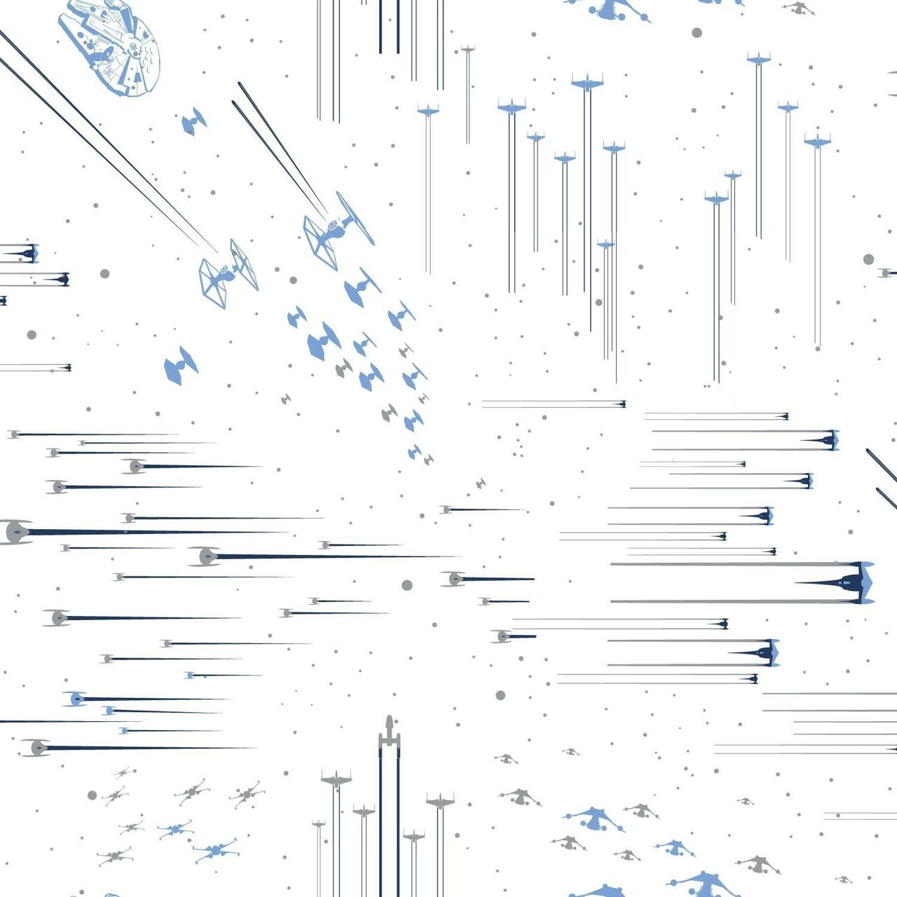 RoomMates Star Wars Galactic Battles Peel & Stick Wallpaper